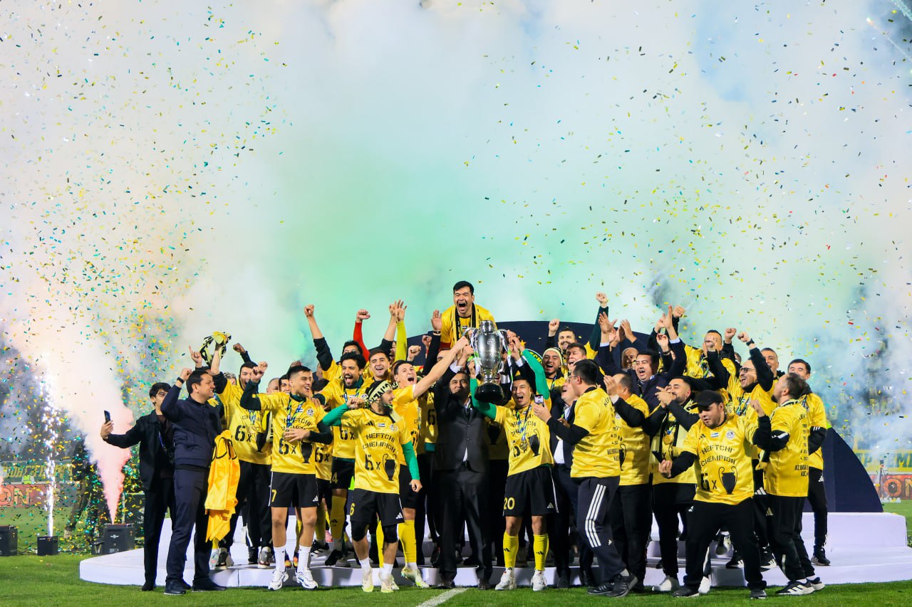 🏆 «Нефтчи» – чемпион Узбекистана сезона 2025 Ферганский НПЗ является одним из основных спонсоров клуба